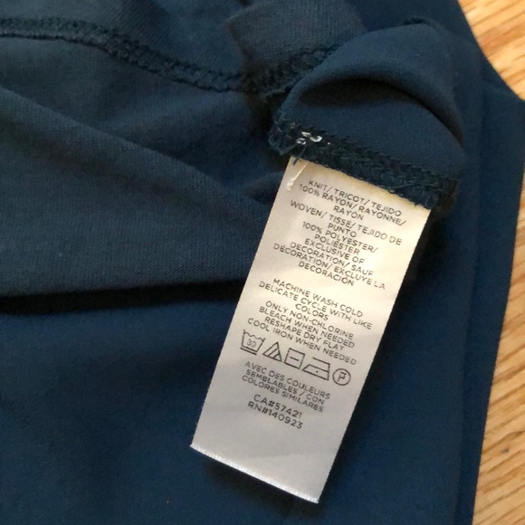 Loft Teal Blouse Size M - Picture 7 of 7